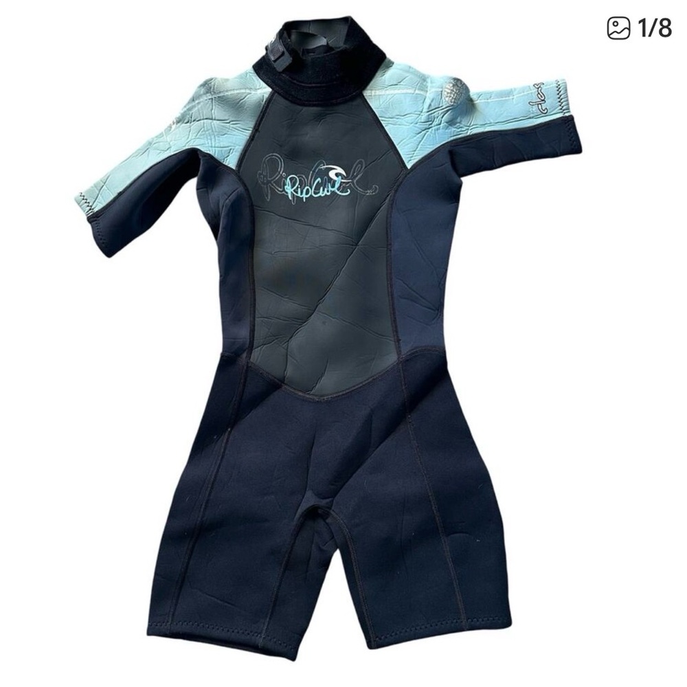 Rip Curl Spring Wetsuit Bodysuit Youth Size 8 Swim Surf‎ Dive 2.2 Classic Black